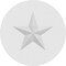 Ekena Millwork Standard Grayson Star Rosette With Square Edge, 8"W x 8"H x 1/2"P ROSP080X080X050GRY06 - alternate 2